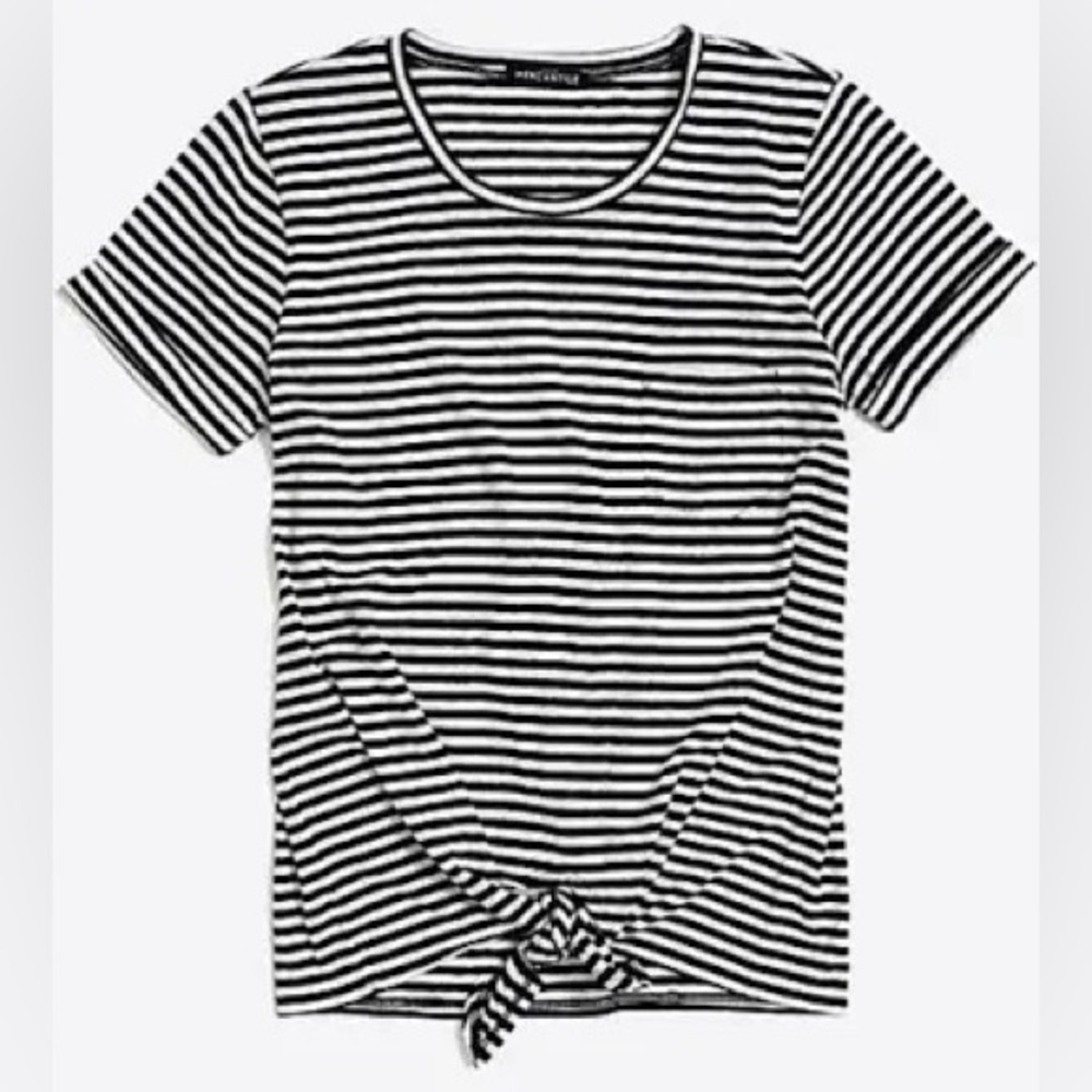 J. Crew Striped Pocket Tee